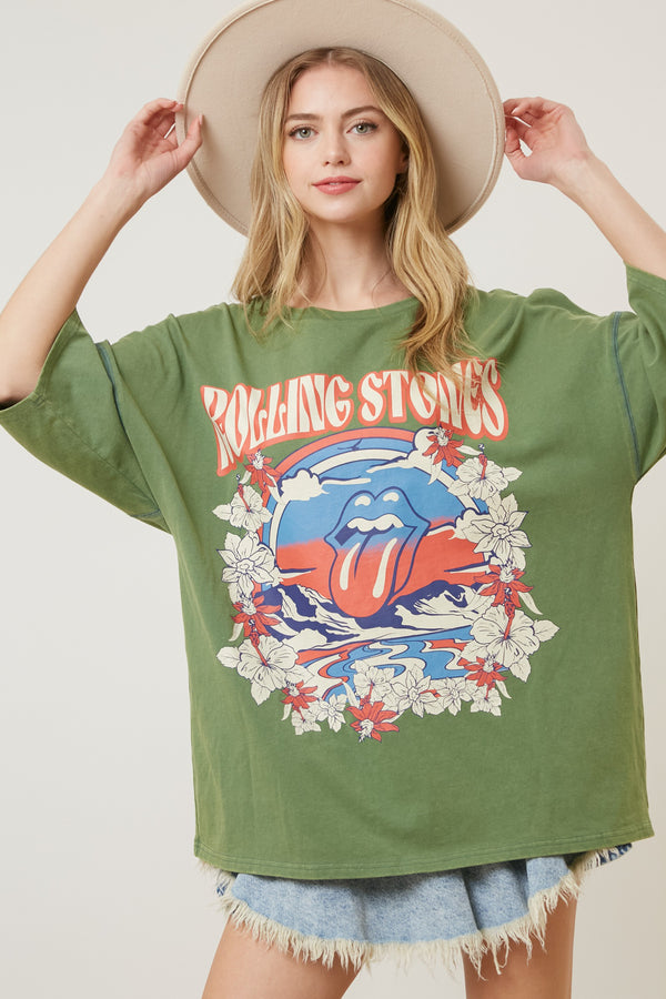 Rolling Stones Oversized Tee