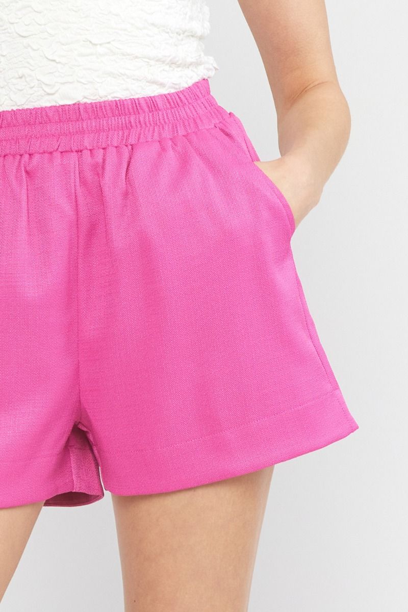 'Better Places' Shorts - Magenta