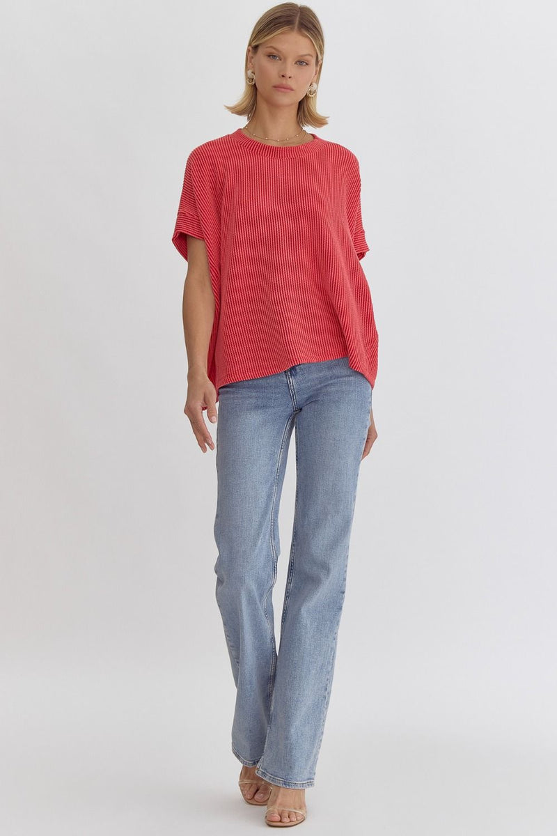 'Never Lost' Top - Red