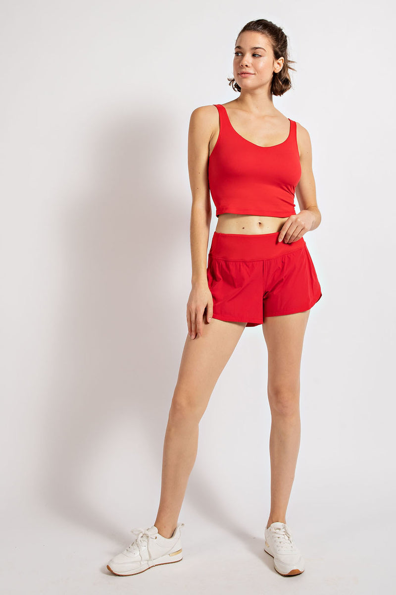 'Notice This' Shorts - Red