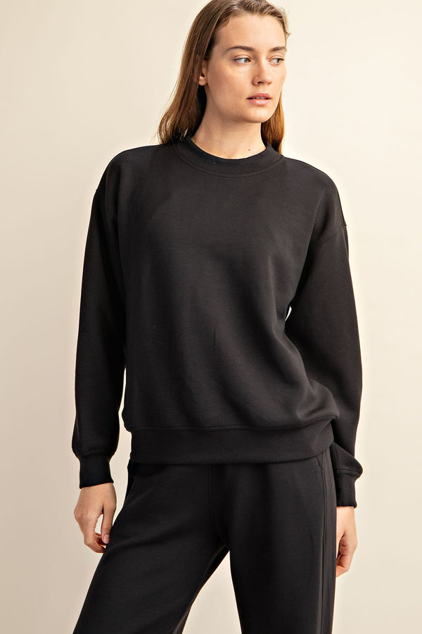 'Close to You' Pullover - Black