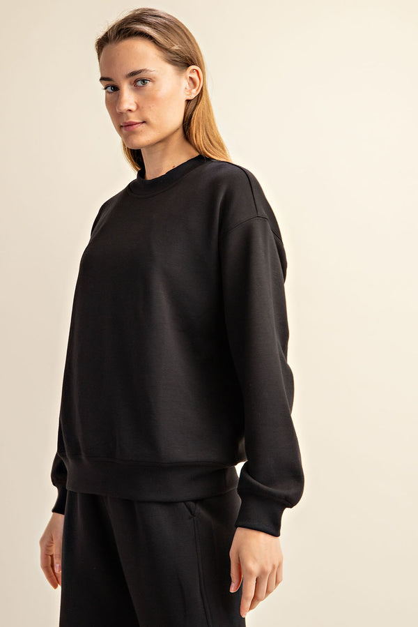 'Close to You' Pullover - Black