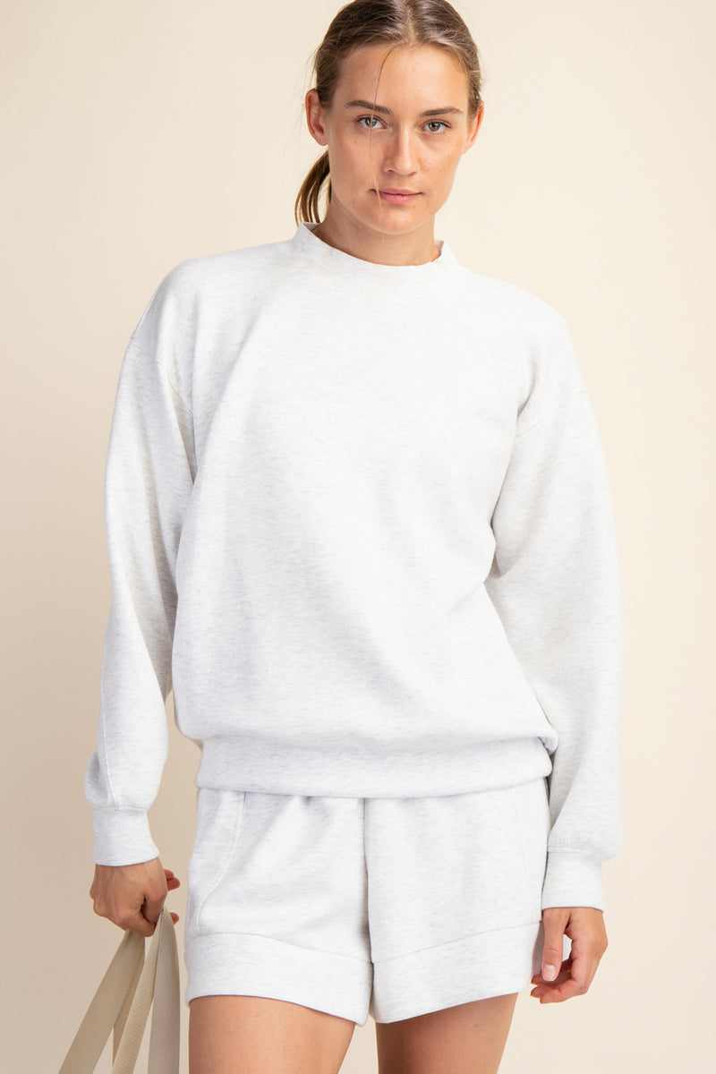 'Close to You' Pullover - Heather Gray