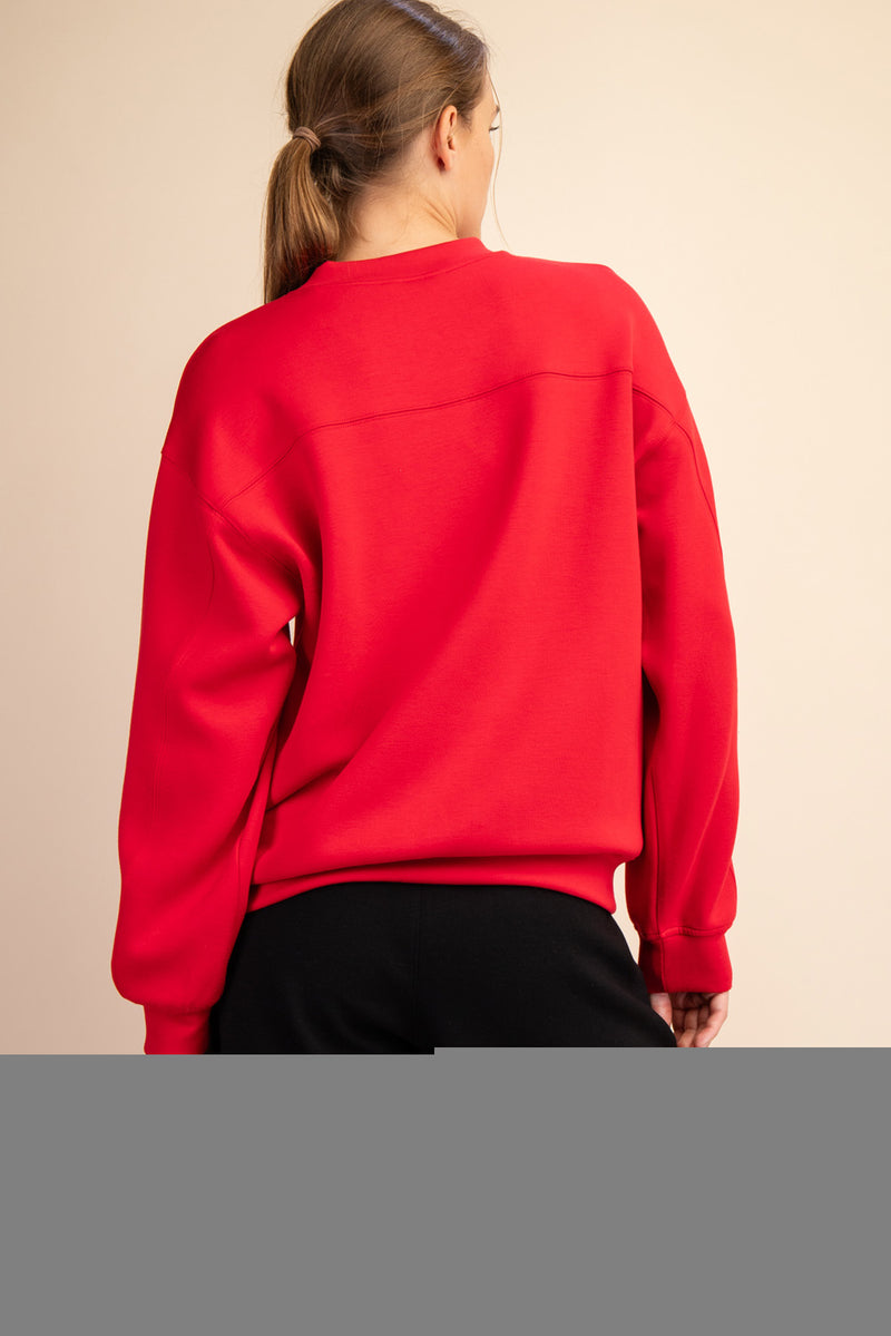 'Close to You' Pullover - Red