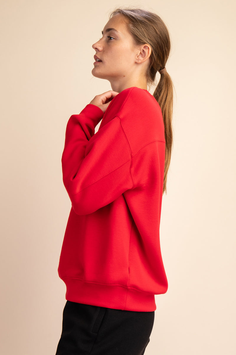 'Close to You' Pullover - Red