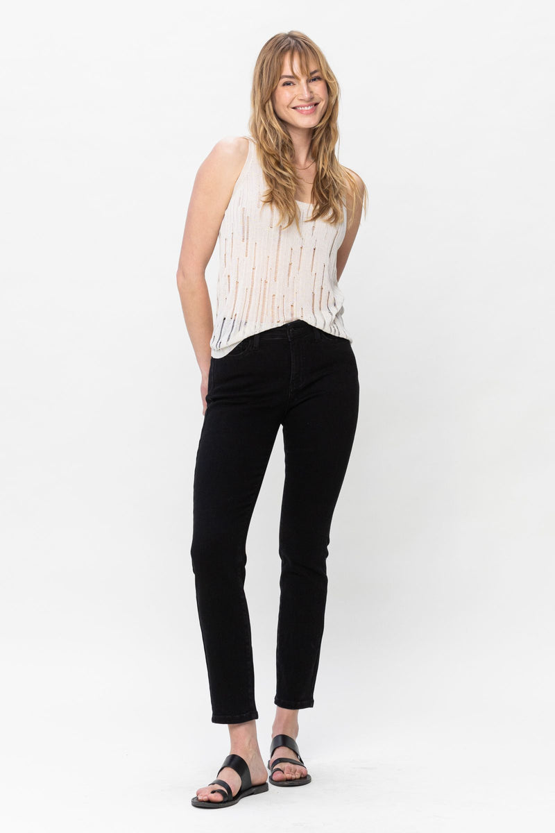 'The Only Way' Mid Rise Jeans