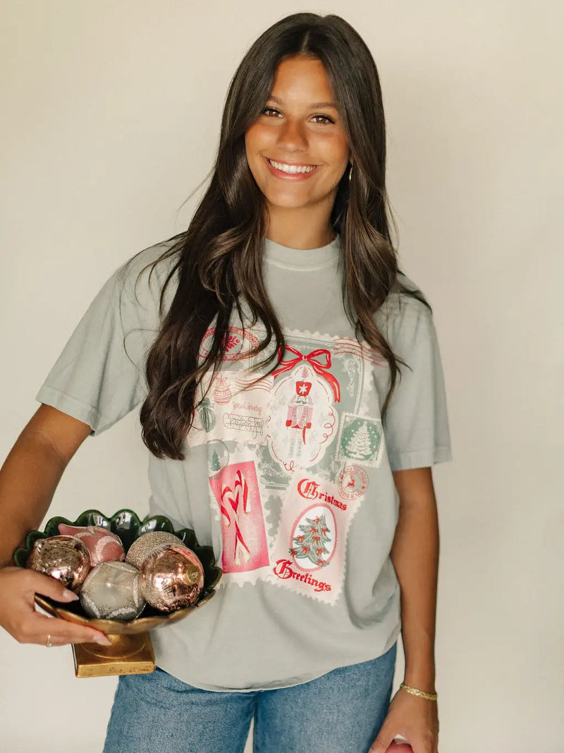 Christmas Post Card Tee