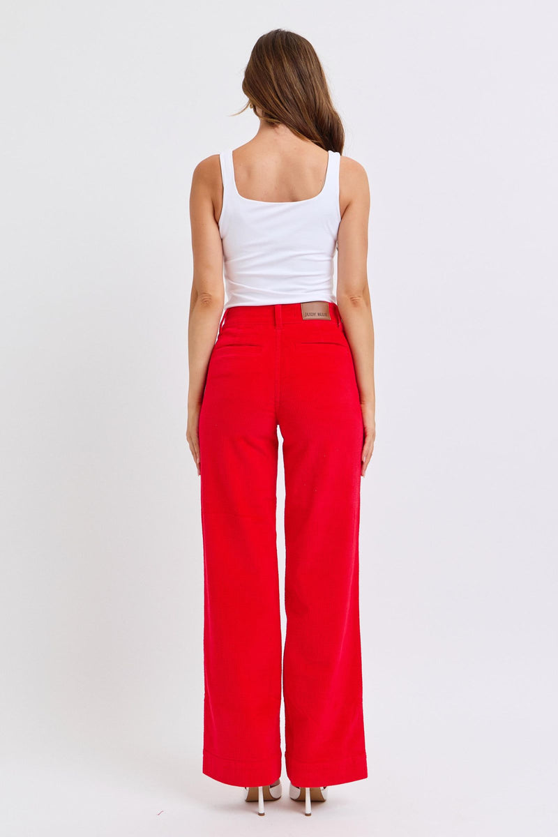 Judy Blue High Waisted Corduroy Trouser Pant