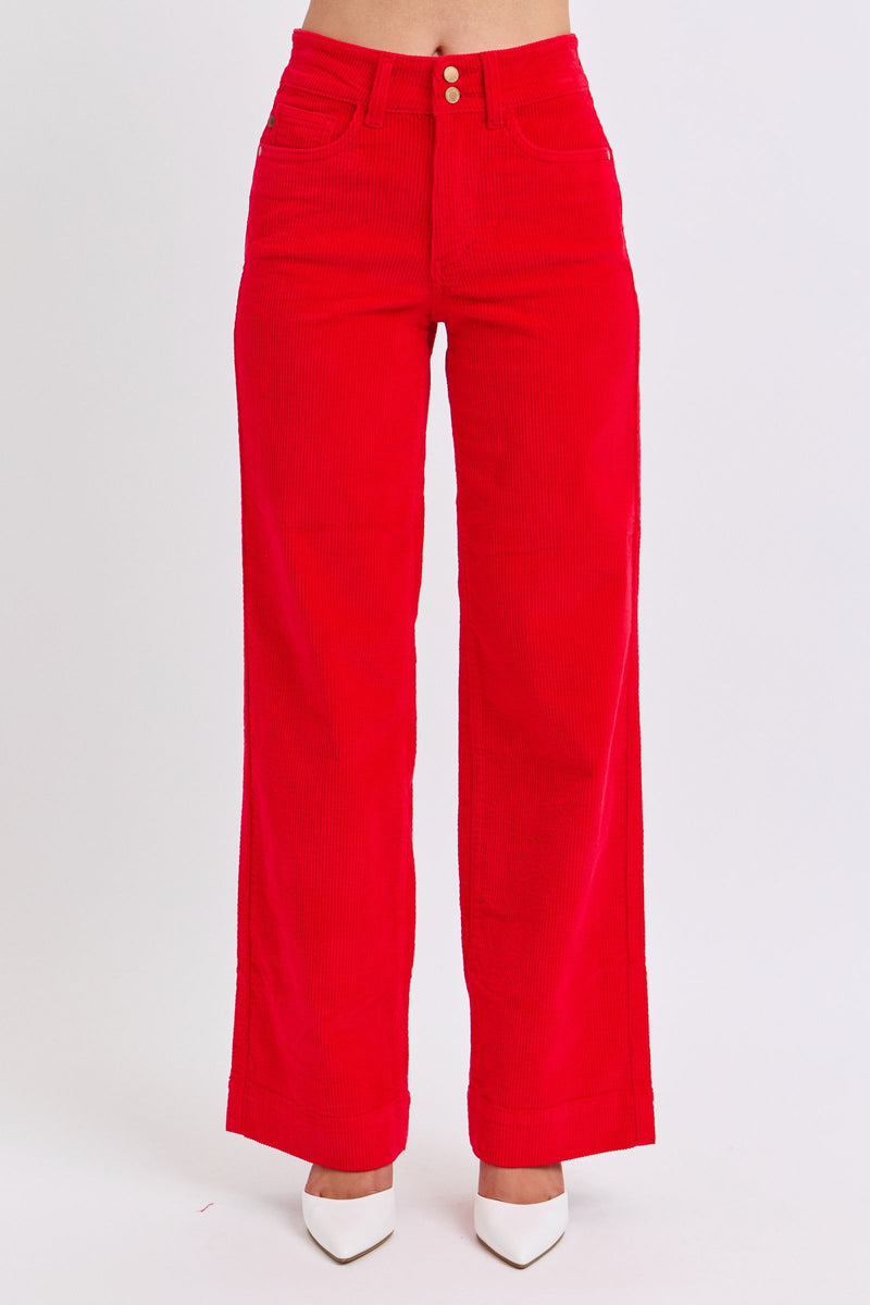 Judy Blue High Waisted Corduroy Trouser Pant