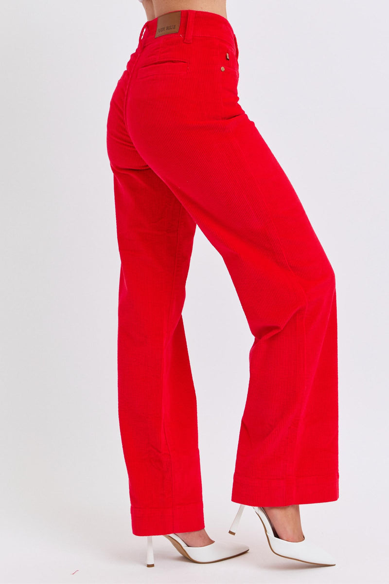 Judy Blue High Waisted Corduroy Trouser Pant