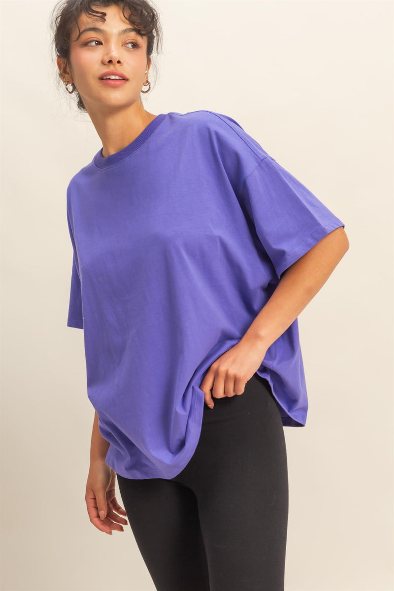 Oversized Tee - Iris