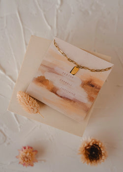 Pray Big Mini Tag Necklace | Dear Heart