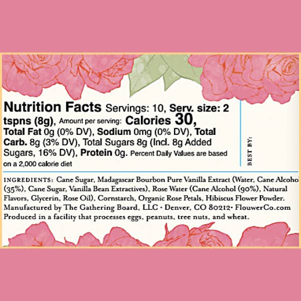 Sweet Rose Finishing Sugar