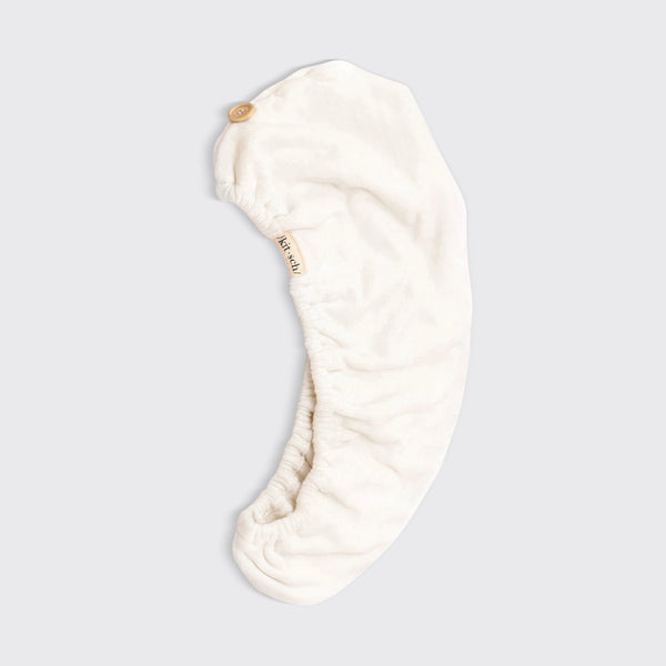 Kitsch Quick Dry Hair Towel - Ivory