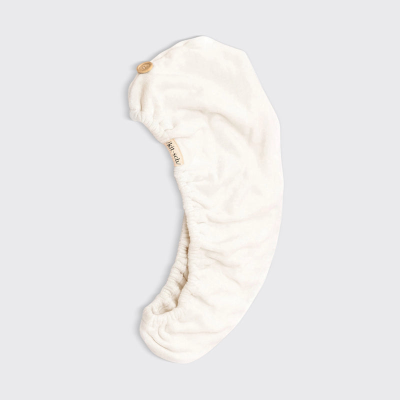 Kitsch Quick Dry Hair Towel - Ivory