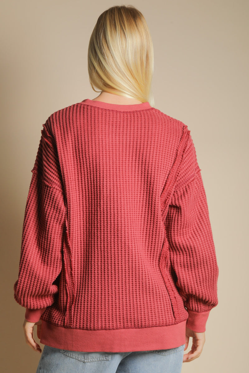 'Free Play' Top - Brick