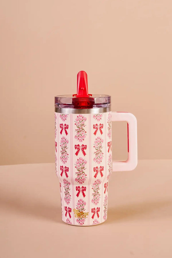 20 Oz Lifestyle Flip Straw Tumbler - Oh So Merry