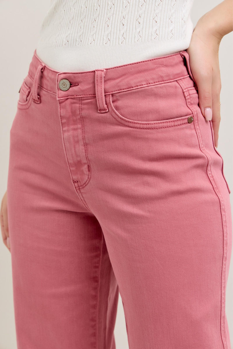 Rose High Rise Cropped Jeans