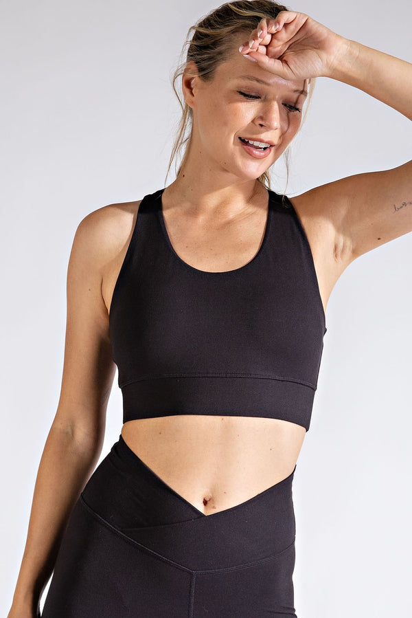 'Be There' Bra Top - Black