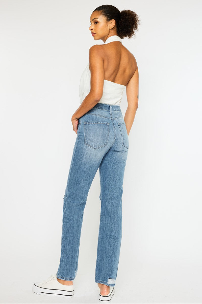 'On the Rise' Straight Jean