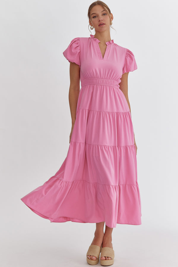 'Once More' Dress - Pink