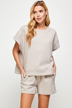 'Free Day' Top - Oatmeal