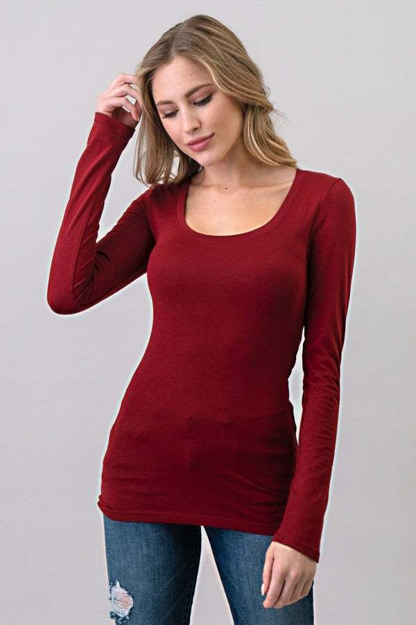 Everyday Longsleeve - Burgundy