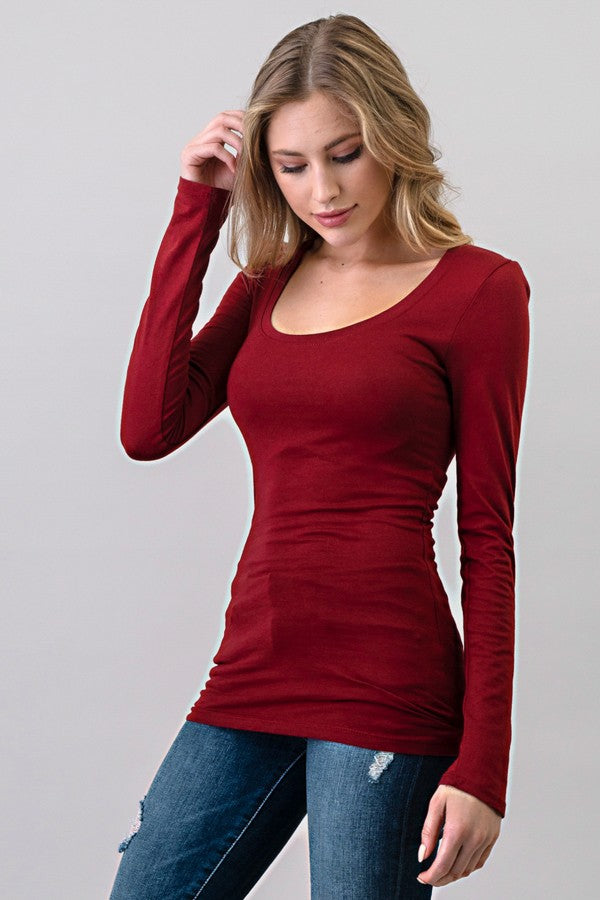 Everyday Longsleeve - Burgundy