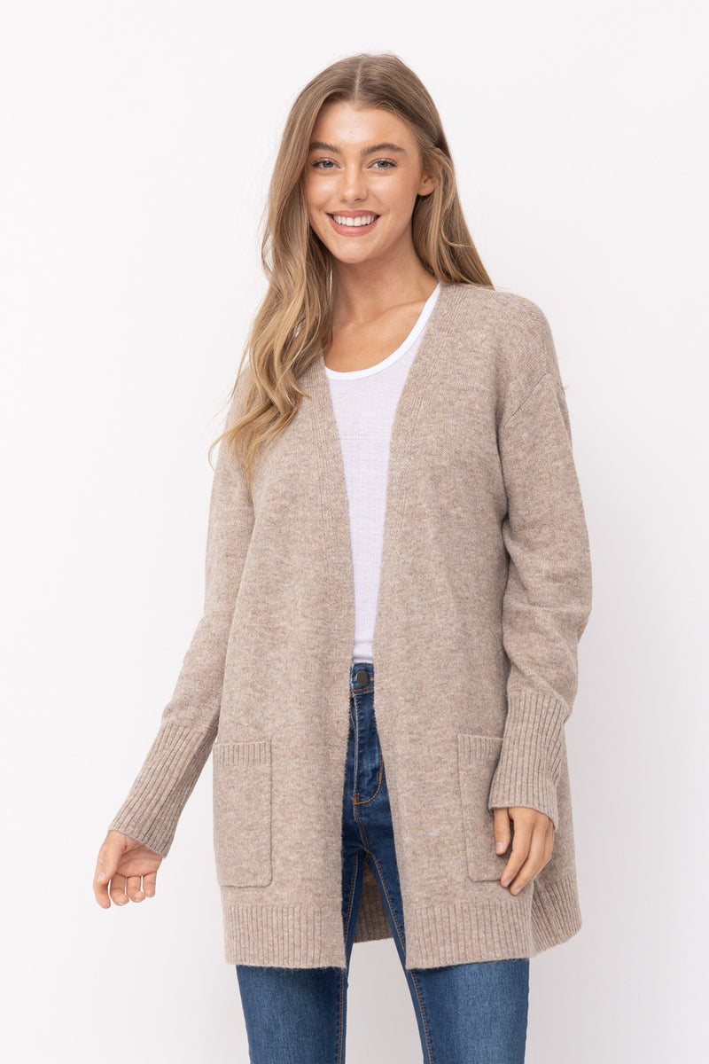 Cozy Cardigan - Taupe