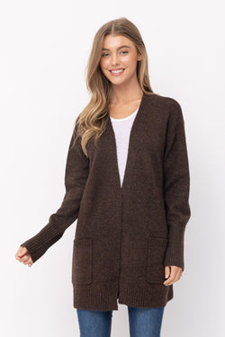 Cozy Cardigan - Brown