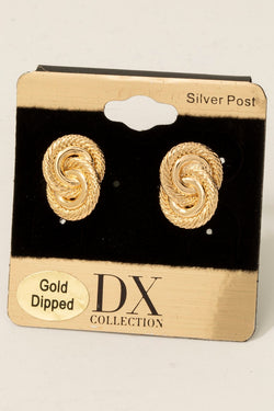 Interlinked Stud Earrings