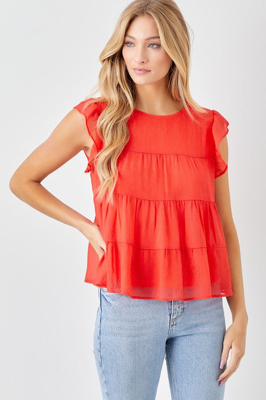 'More In Love' Top - Red