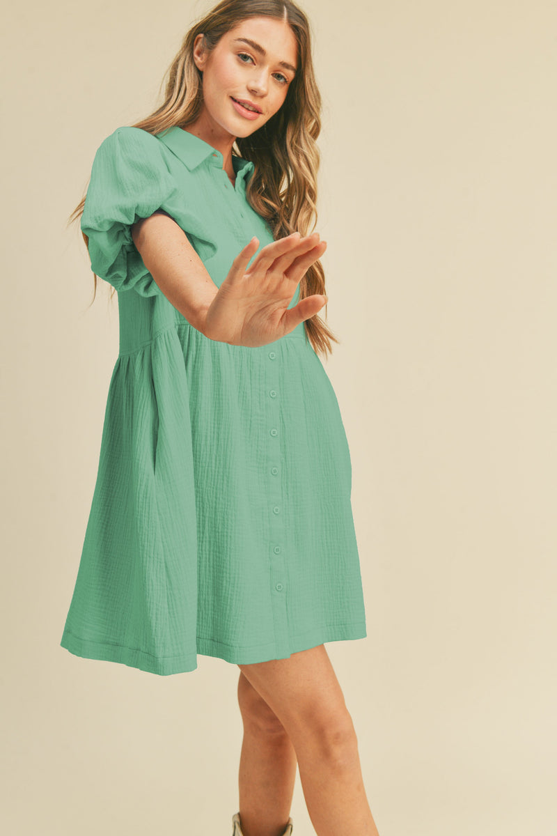 'Away We Go' Dress - Seafood