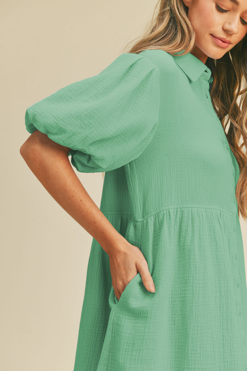 'Away We Go' Dress - Seafood