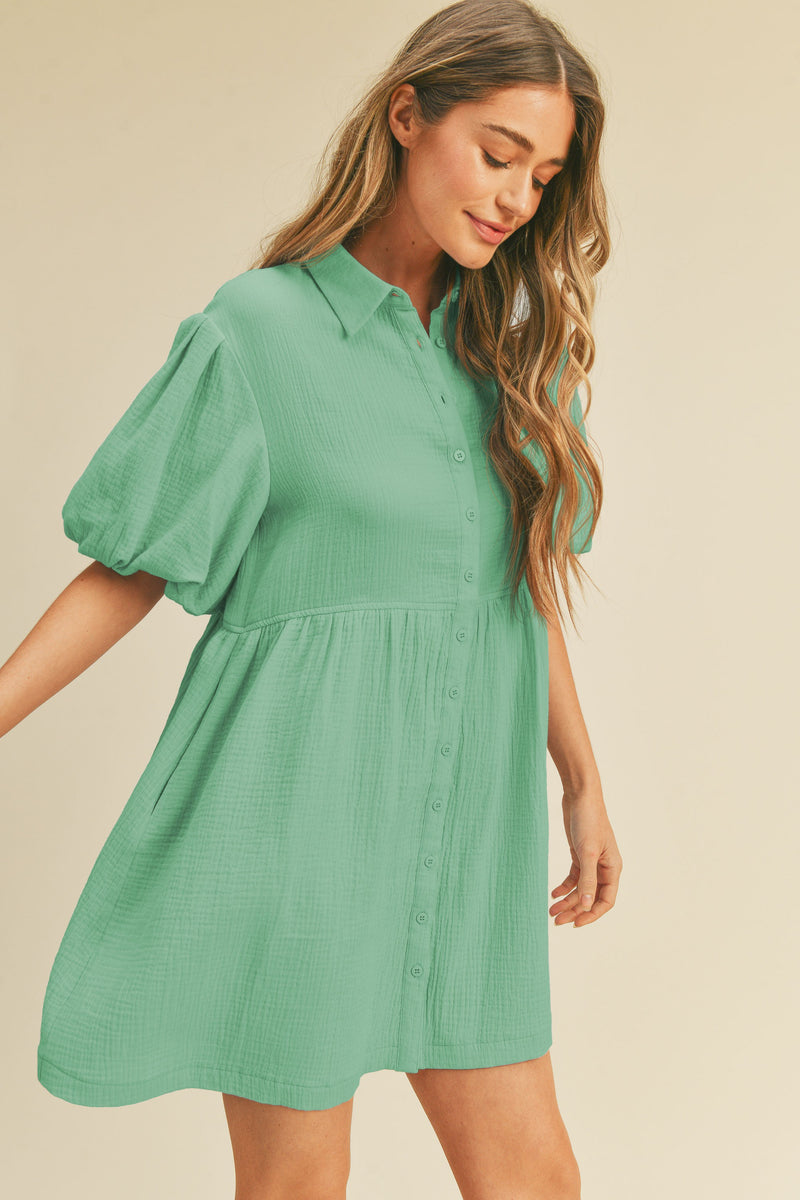 'Away We Go' Dress - Seafood