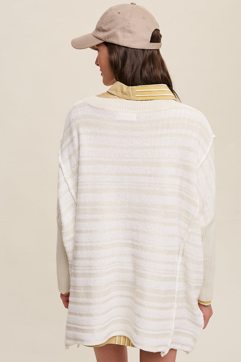 'A Little Chill' Sweater - Warm White