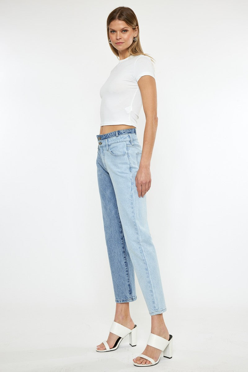 'High Hopes' High Rise Straight Jeans