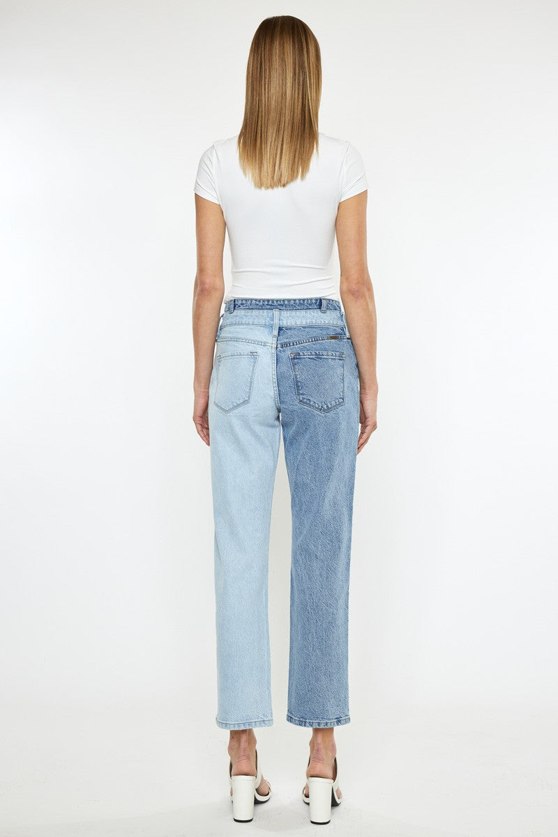'High Hopes' High Rise Straight Jeans