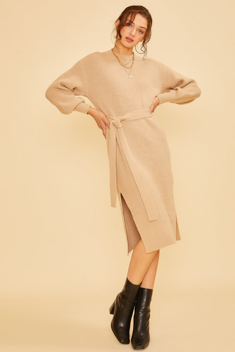 'Enchanting Touch' Sweater Dress