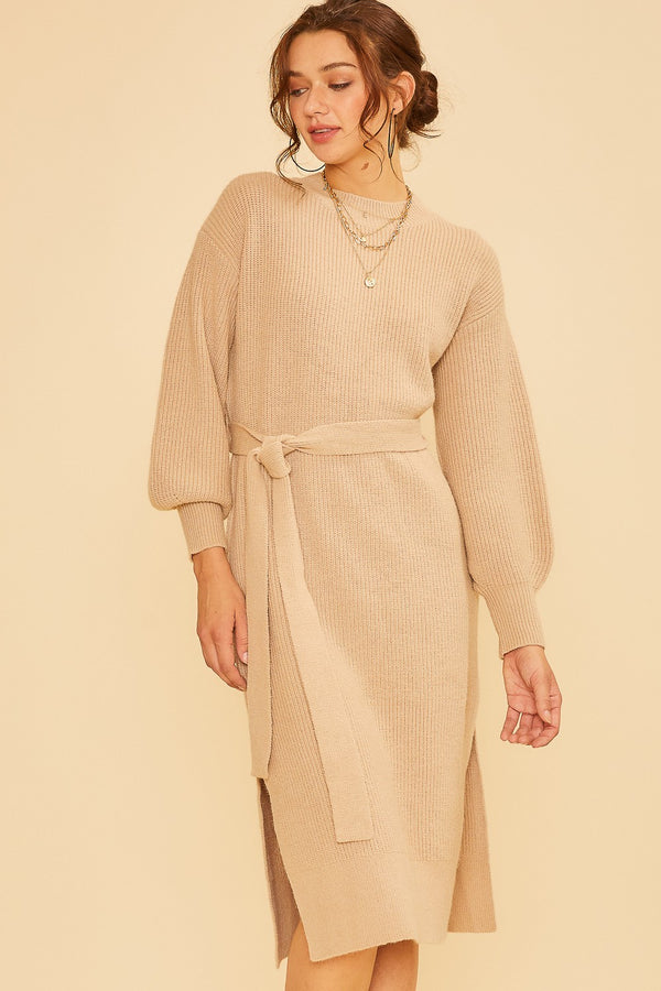 'Enchanting Touch' Sweater Dress
