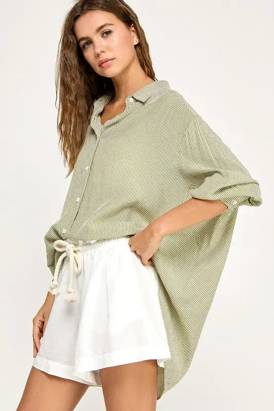 'Dreamt Of' Top - Olive