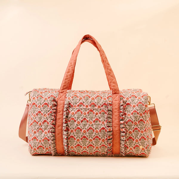 On-The-Go Quilted Weekender Bag - Everbloom Dusty Rose