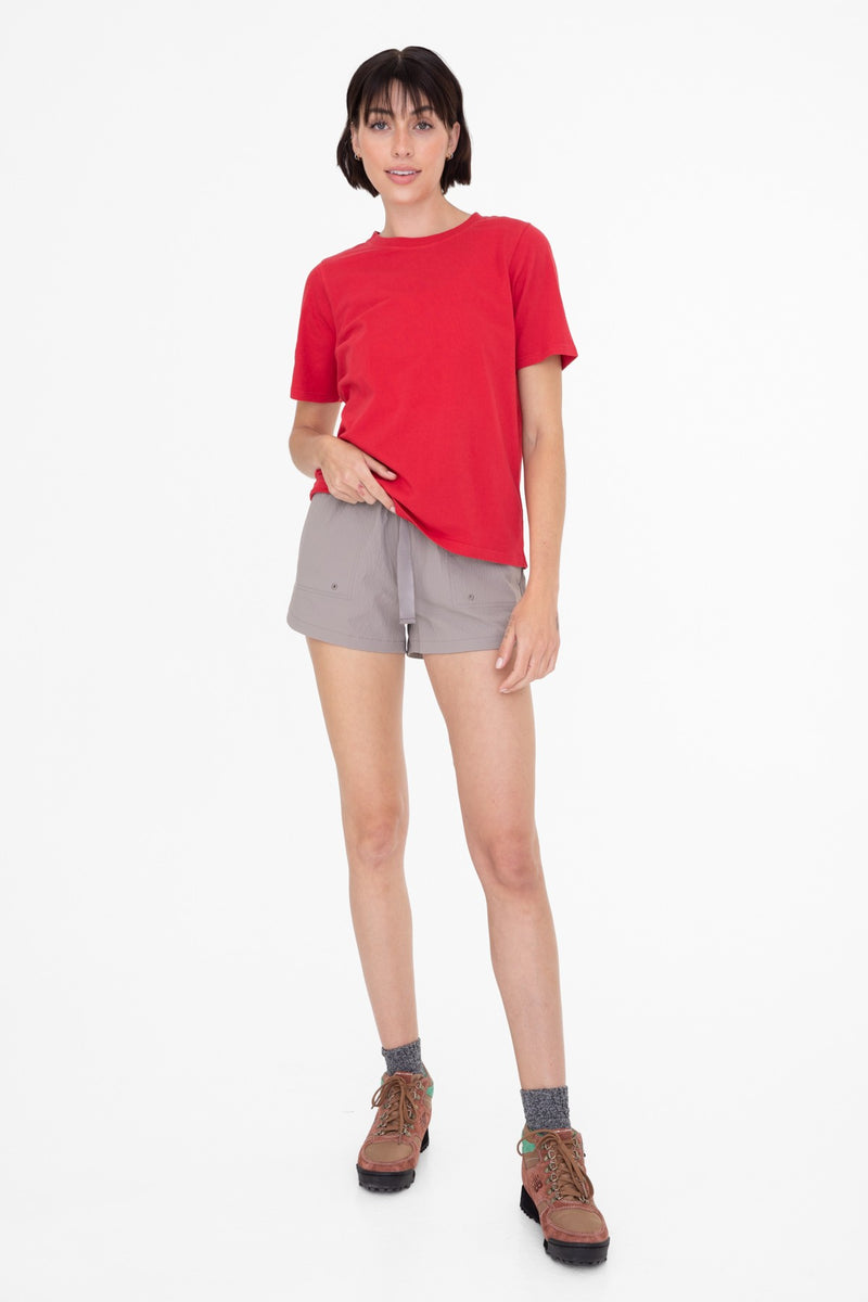 Classic Boxy Tee - Red