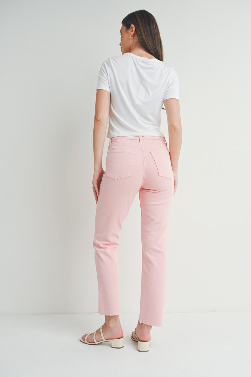 'Pink Dream' Straight Leg Jean