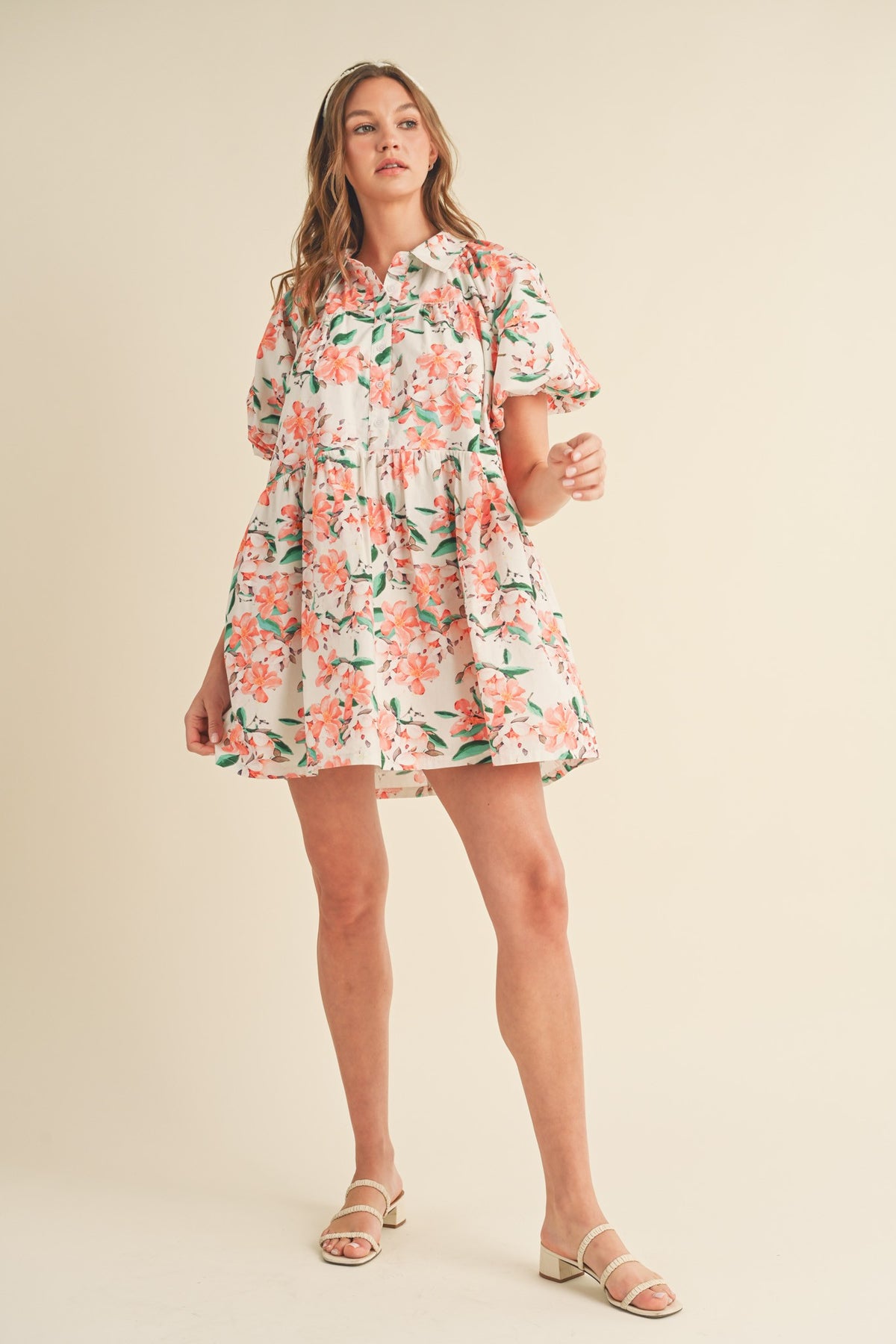 Floral Eyelet Pattern Scallop Lace Trim Midi Dress – Back Alley Boutique