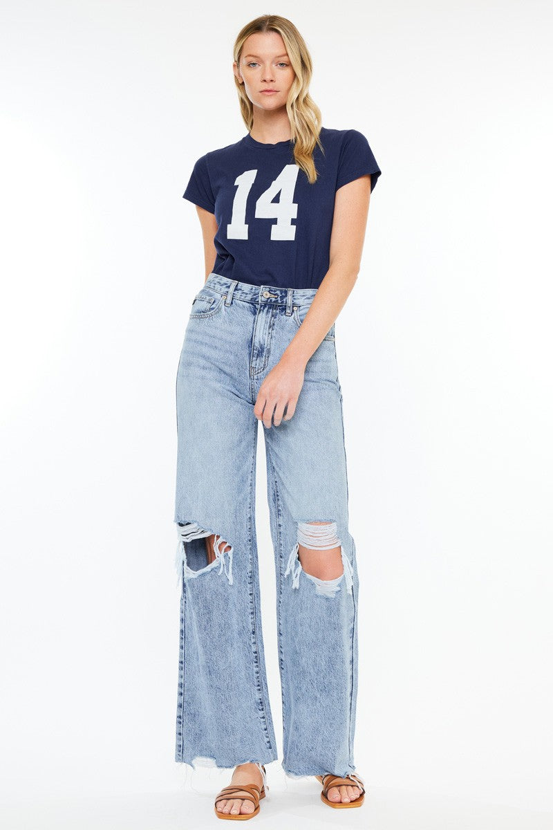 'Sight to See' Wide Leg Jean