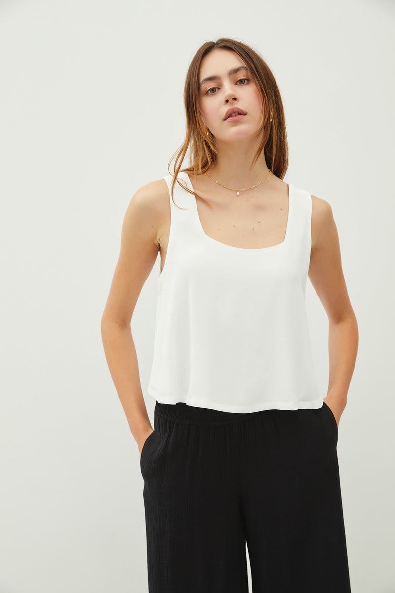 'In the Breeze' Top - Off White