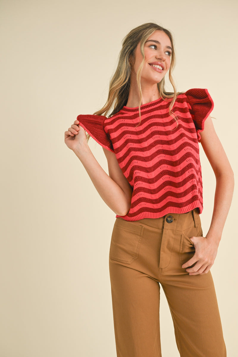 'Wavy Wonder' Top