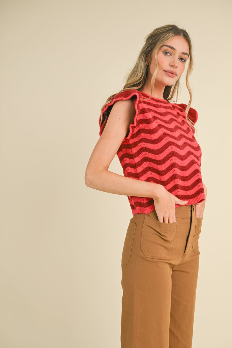 'Wavy Wonder' Top