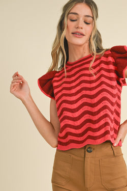 'Wavy Wonder' Top